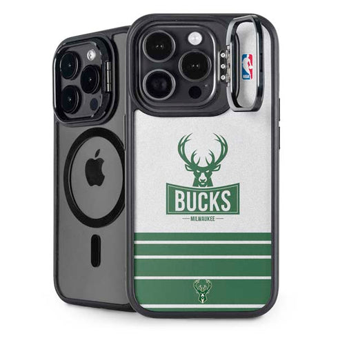 NBA Milwaukee Bucks Static iPhone 16 Pro Kickstand Case